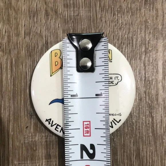 Vintage The Simpsons “Bartman Avenger of Evil” Cartoon Button - Picture 3 of 3